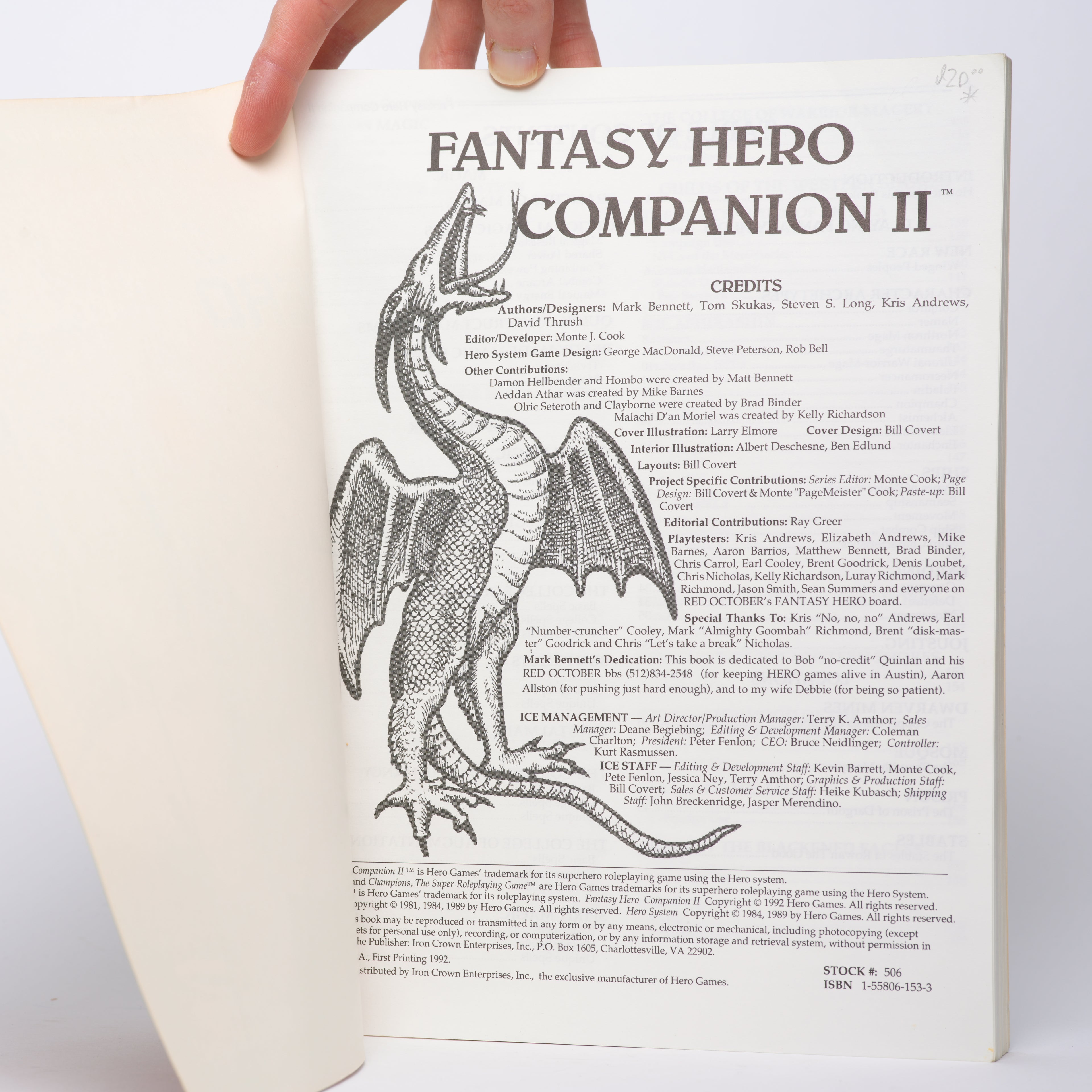 Fantasy Hero Companion II #506 - Bennett, Mark