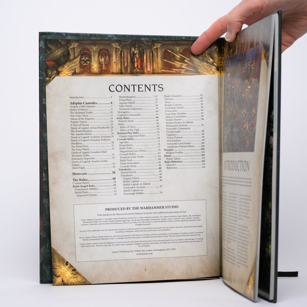 Codex: Adeptus Custodes (Warhammer 40,000 RPG)