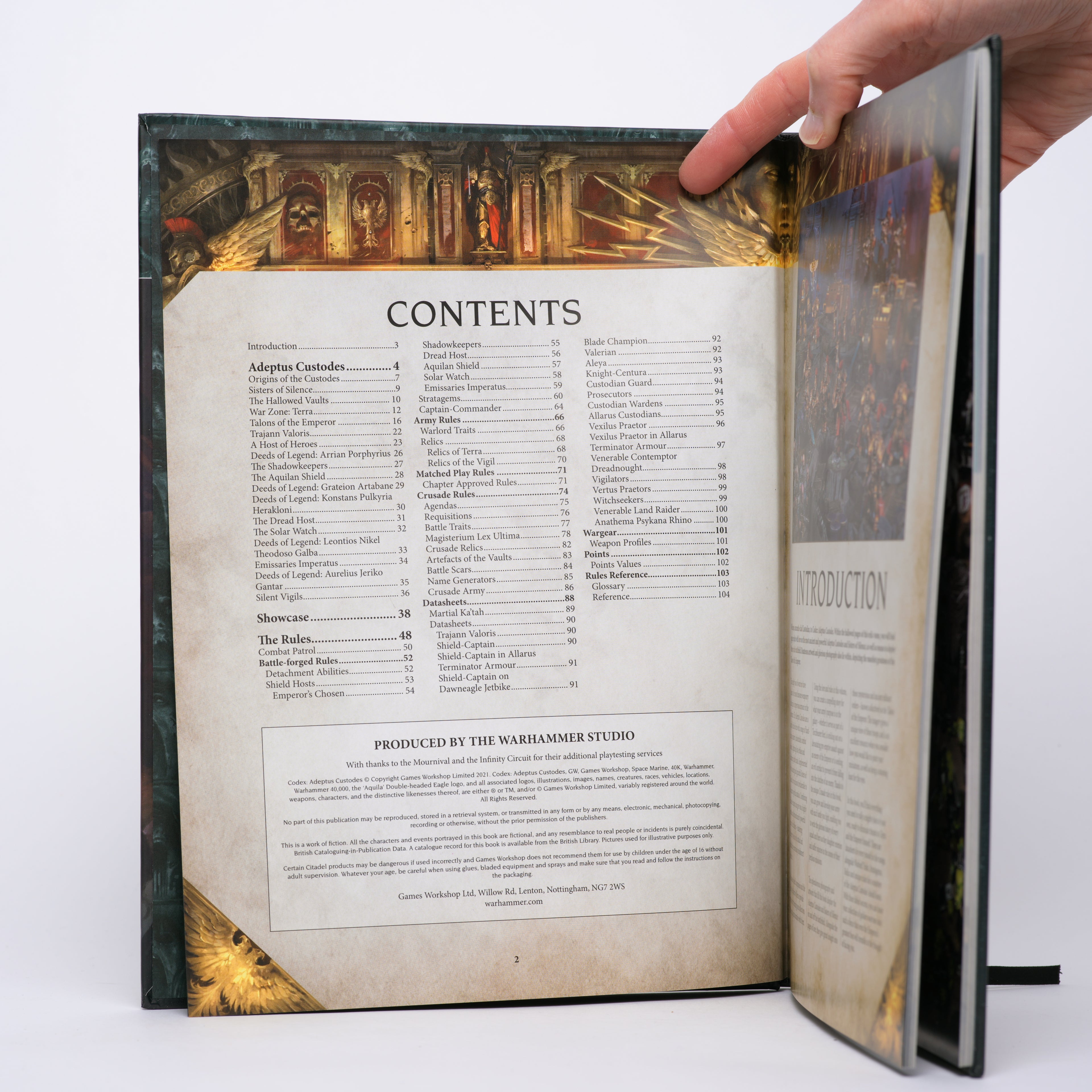 Codex: Adeptus Custodes (Warhammer 40,000 RPG)