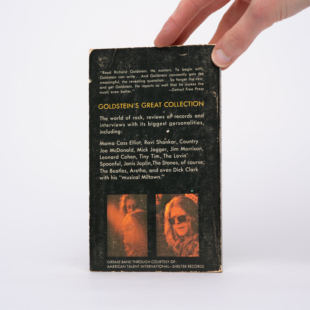 Goldstein's Greatest Hits: A Book Mostly About Rock 'n Roll - Goldstein, Richard