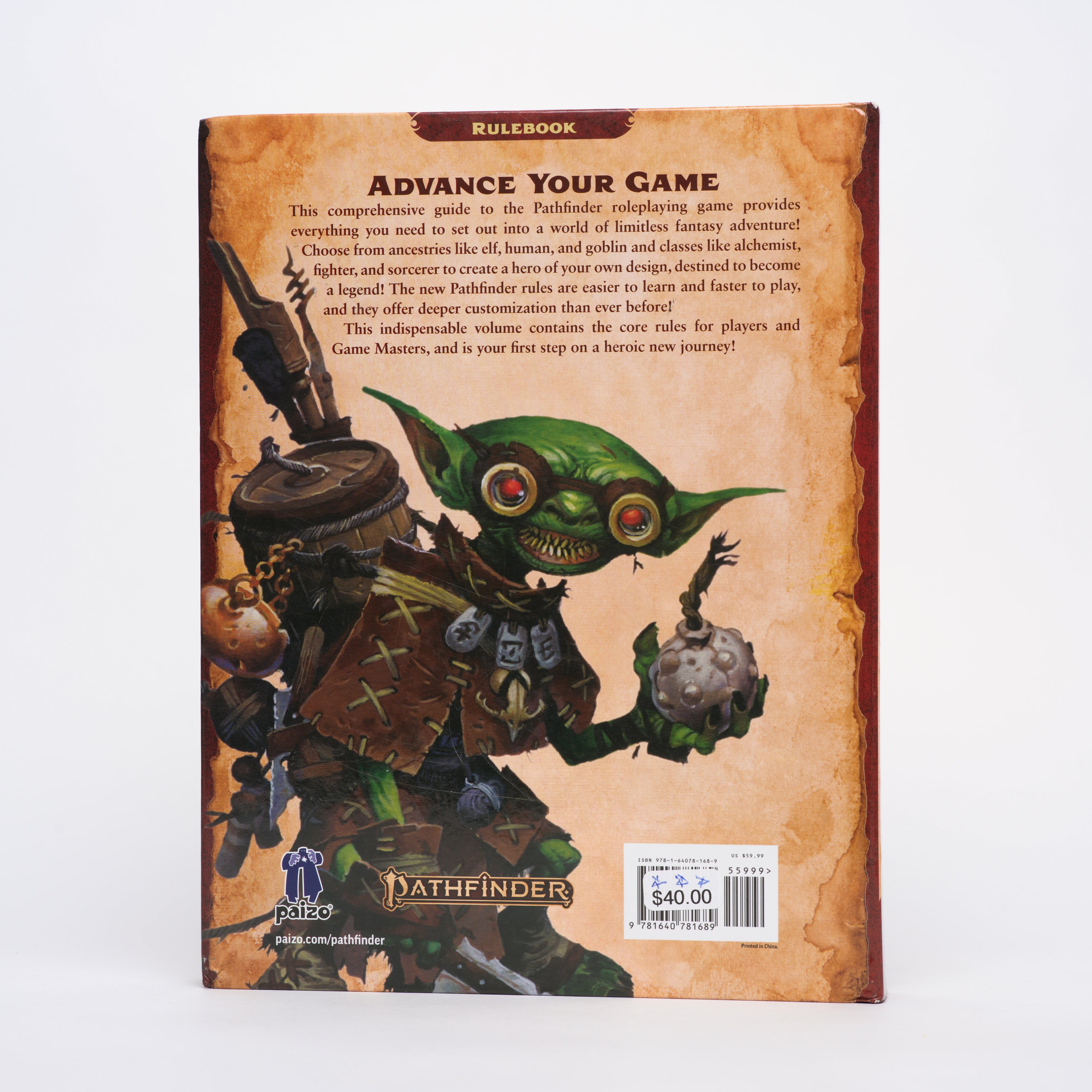 Pathfinder Core Rulebook: Second Edition - Bulmahn, Jason; Bonner, Logan; Radney-MacFarland, Stephen; Seifter, Mark