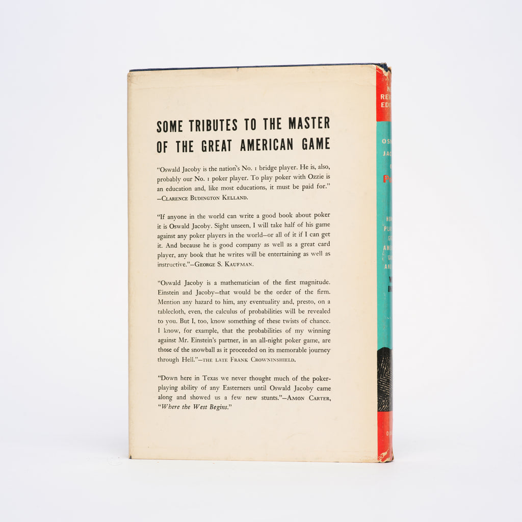 Oswald Jacoby on Poker: How to Play the Great American Game -- And Win! (New Revised Edition)
