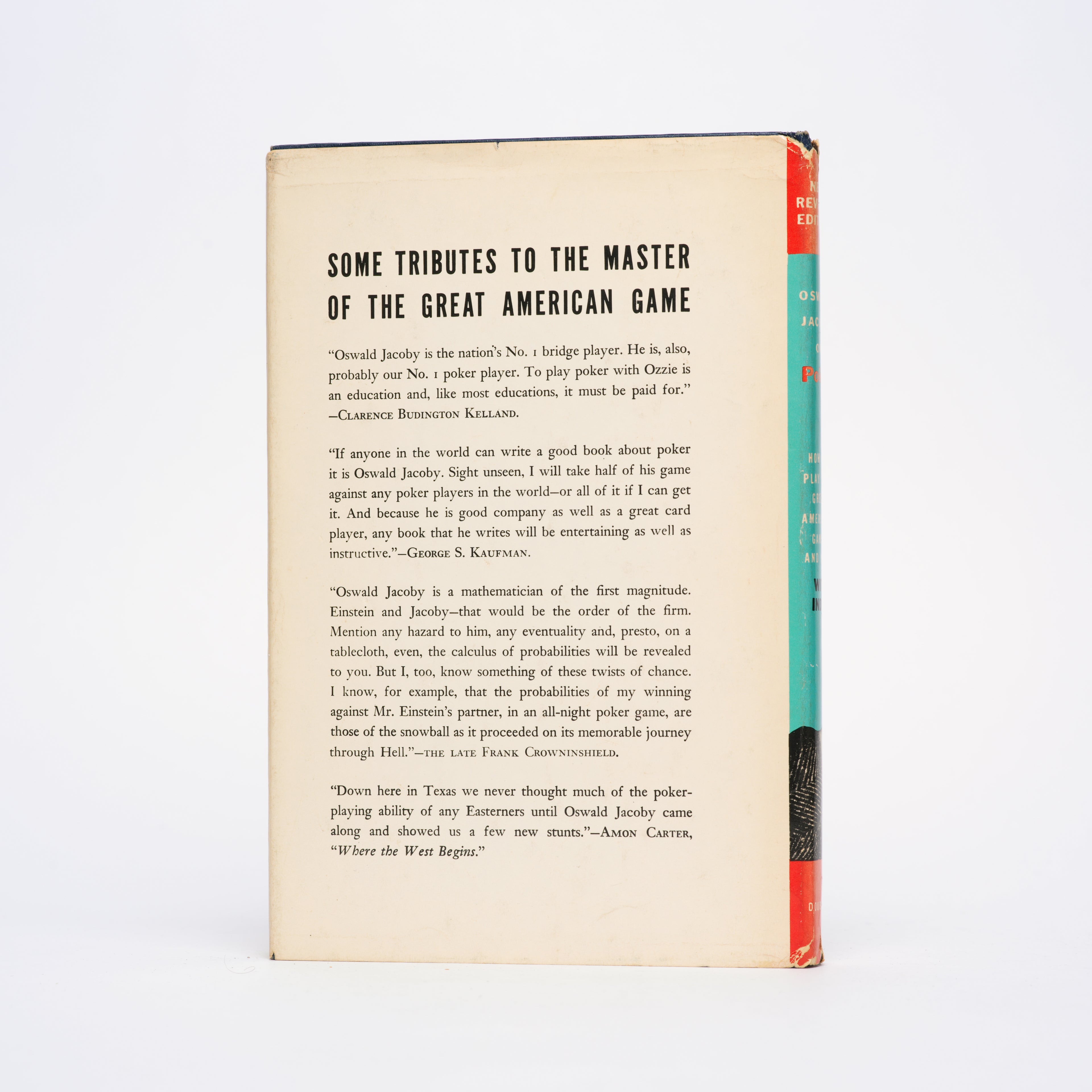 Oswald Jacoby on Poker: How to Play the Great American Game -- And Win! (New Revised Edition)