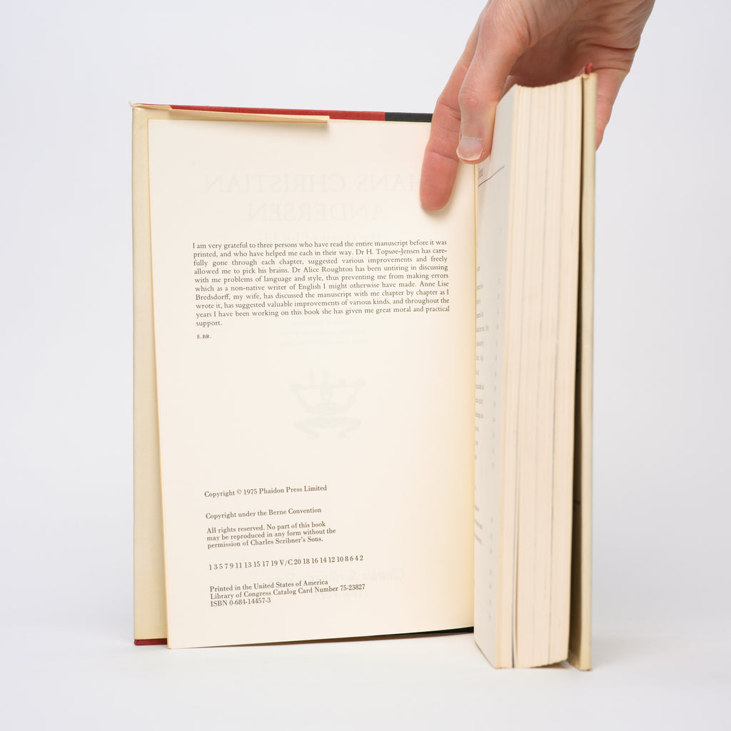 Hans Christian Andersen: The Story of His Life and Work, 1805-75 - Bredsdorff, Elias