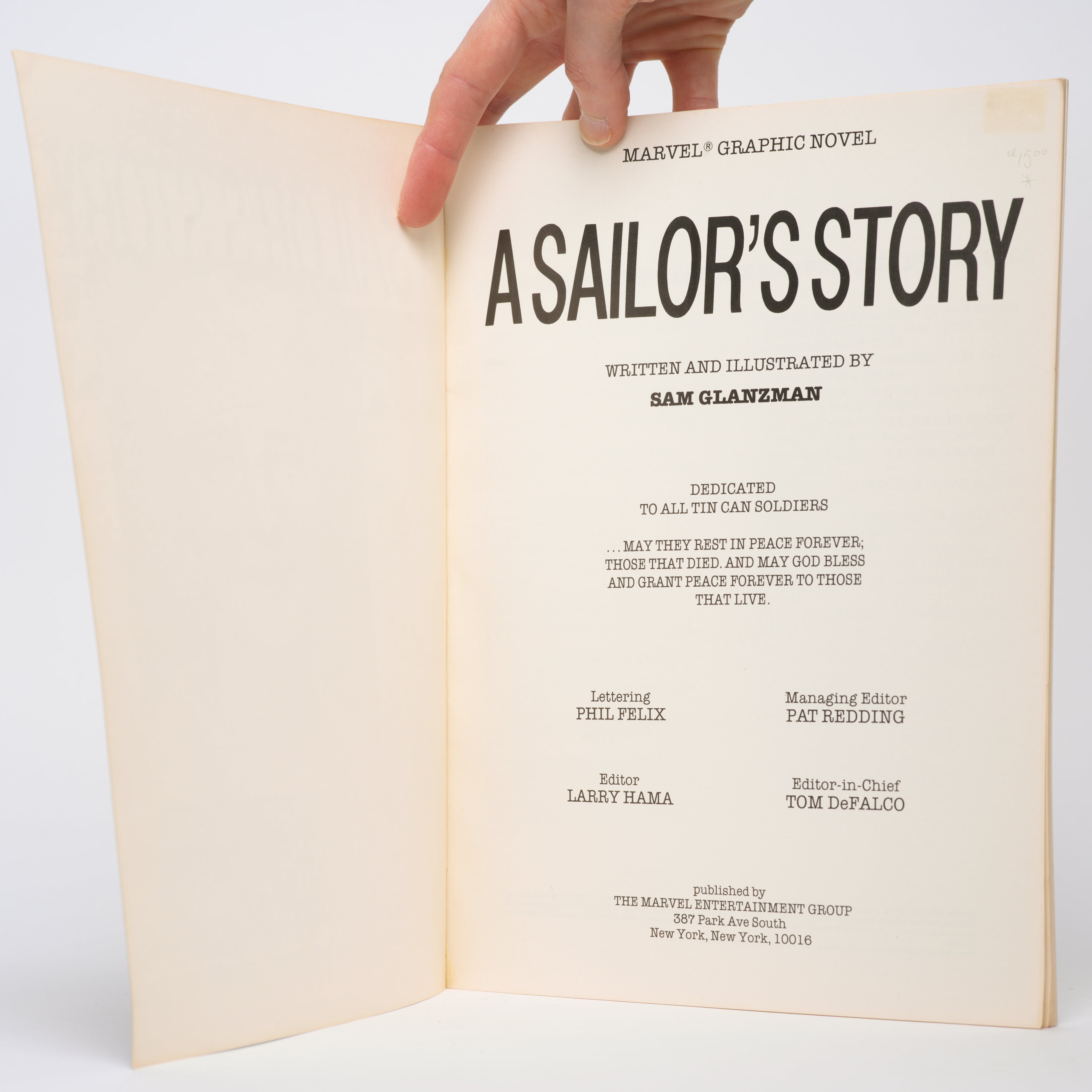 A Sailor's Story - Glanzman, Sam