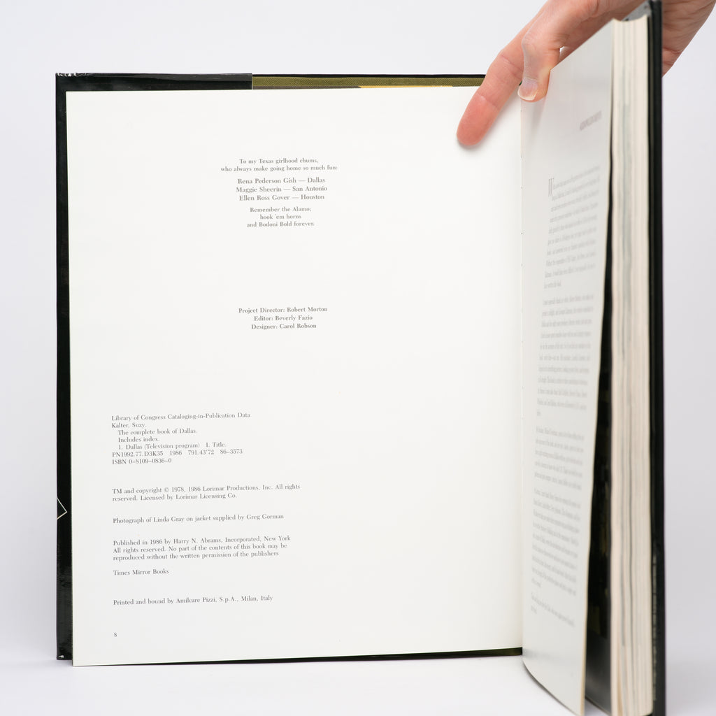 The Complete Book of Dallas: Behind the Scenes at the World's Favorite Television Program - Kalter, Suzy