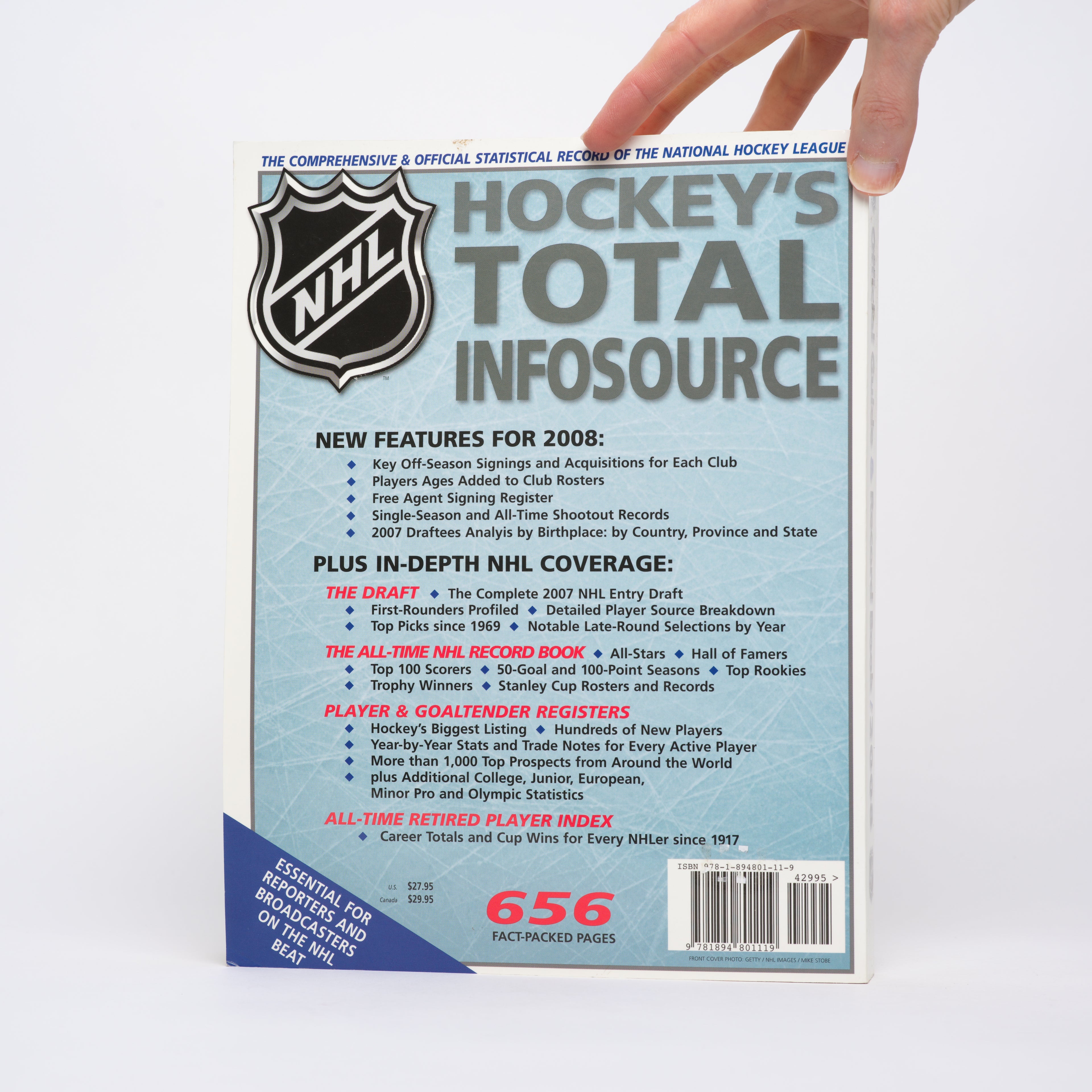 National Hockey League (NHL) Official Guide & Record Book 2008