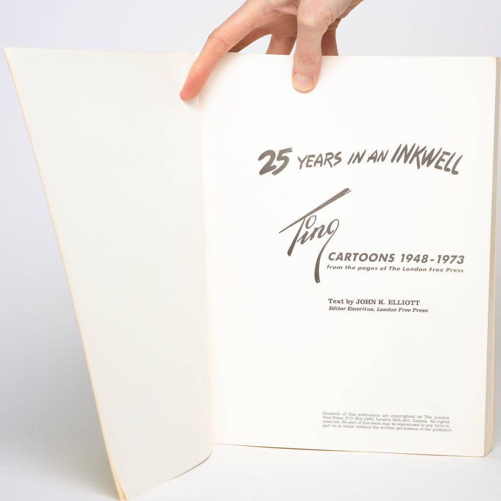 25 Years in an Inkwell: Cartoons 1948-1973 from the pages of The London Free Press - TING (Tingley, Merle)