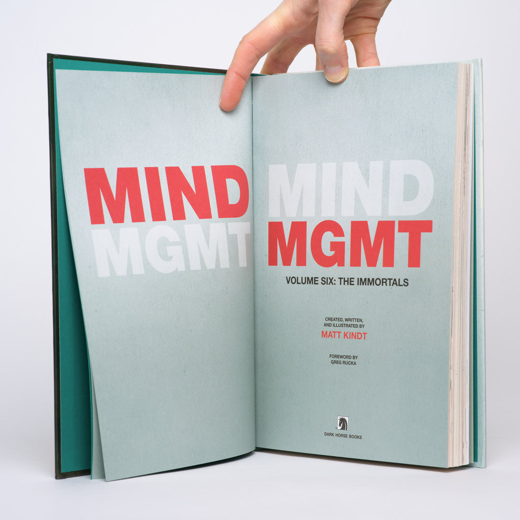 MIND MGMT Volume 6: The Immortals - Kindt, Matt