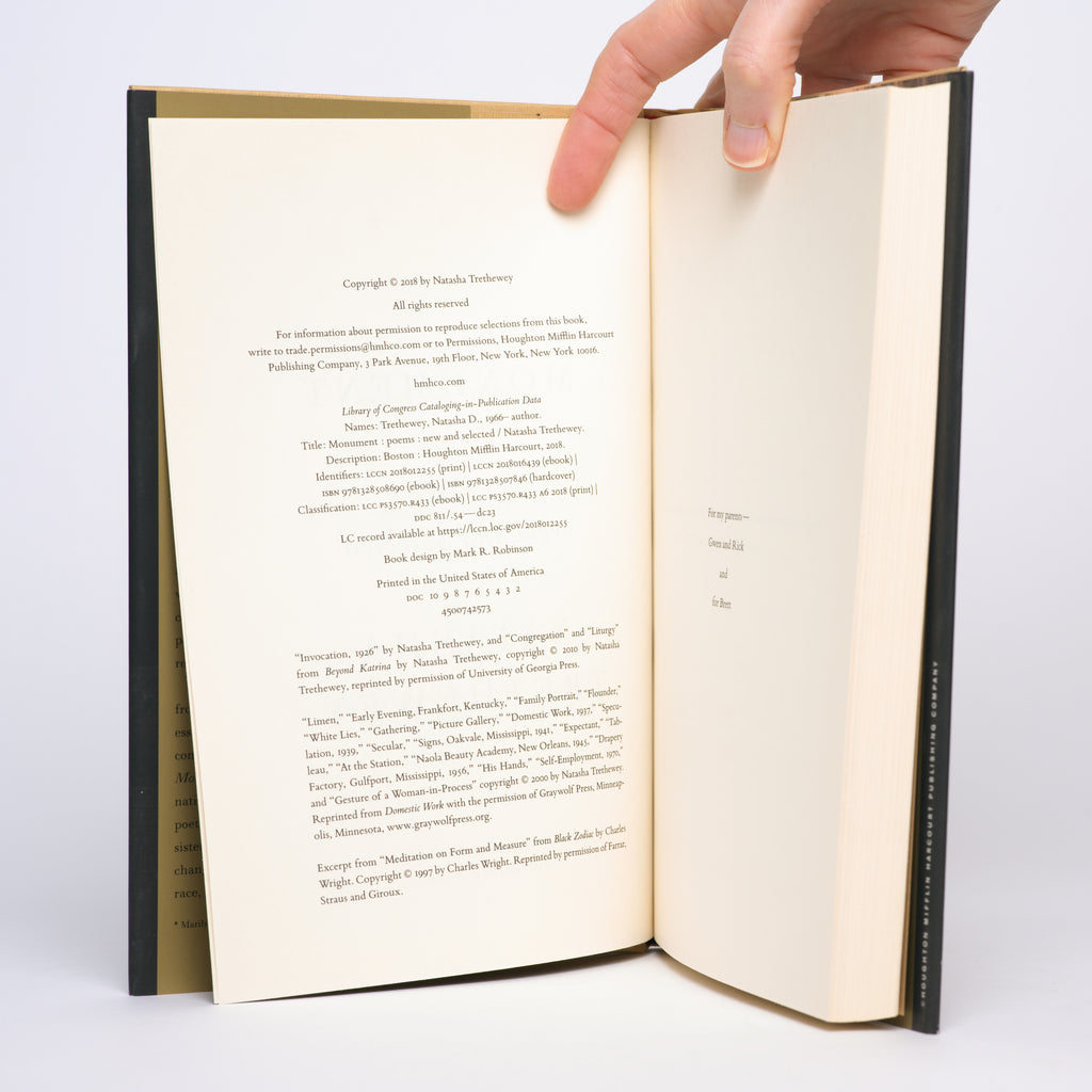 Monument: Poems New and Selected - Trethewey, Natasha