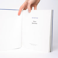 Ron Benner: Three Questions - Benner, Ron; Haladyn, Julian Jason (curator)