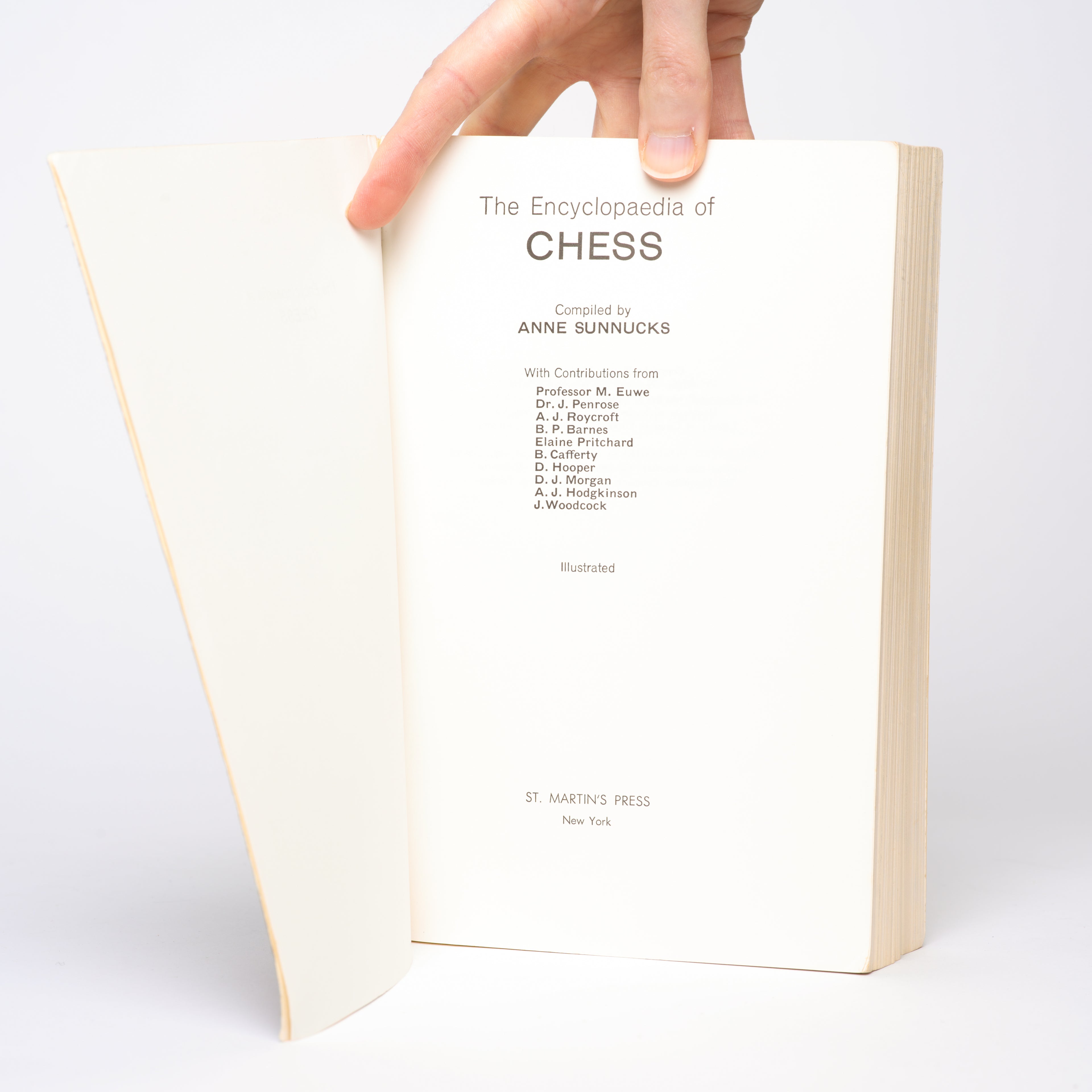 The Encyclopedia of Chess - Sunnucks, Anne