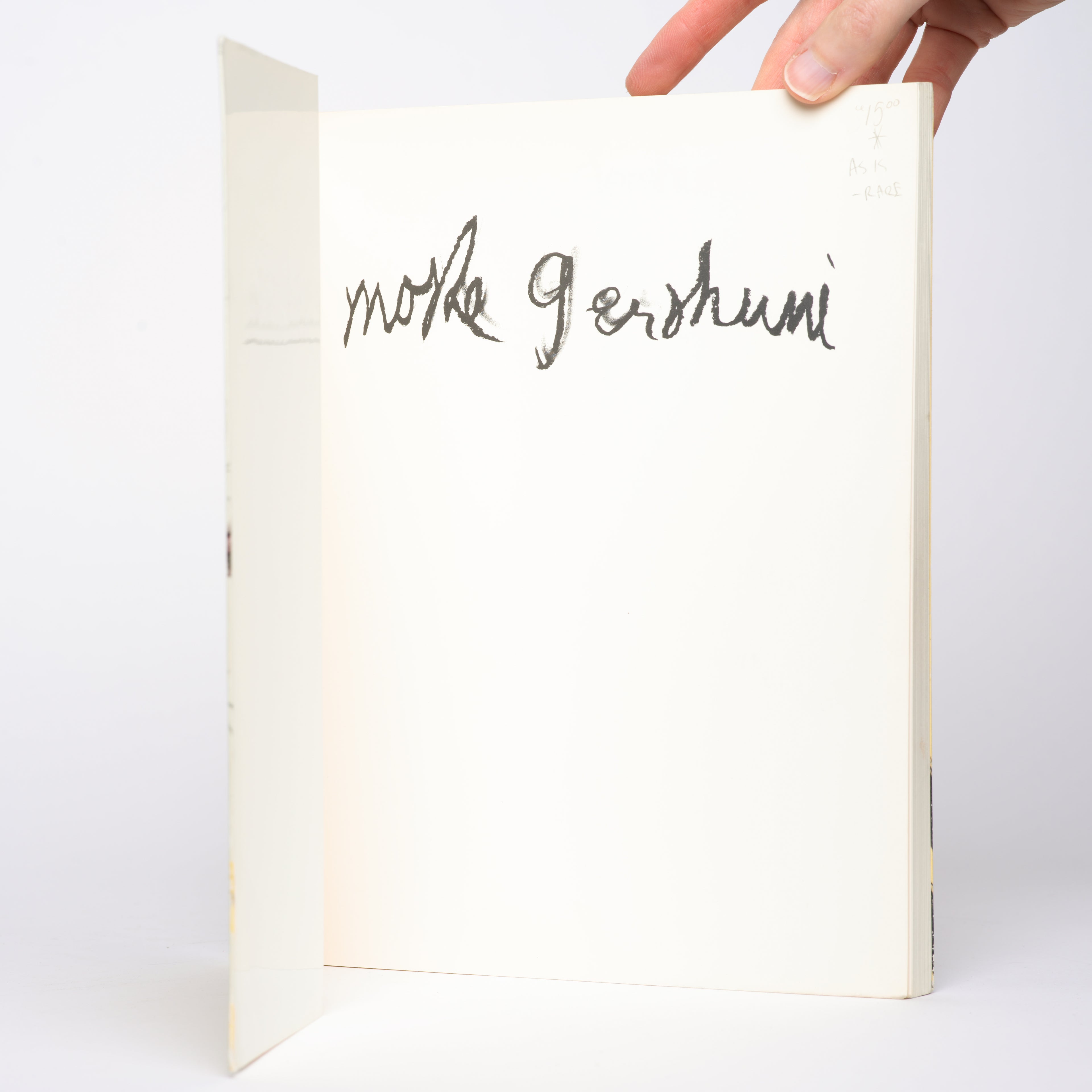 Mosheh Gershuni, 1980-1986 (English and Hebrew) - Gershuni, Moshe