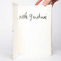 Mosheh Gershuni, 1980-1986 (English and Hebrew) - Gershuni, Moshe