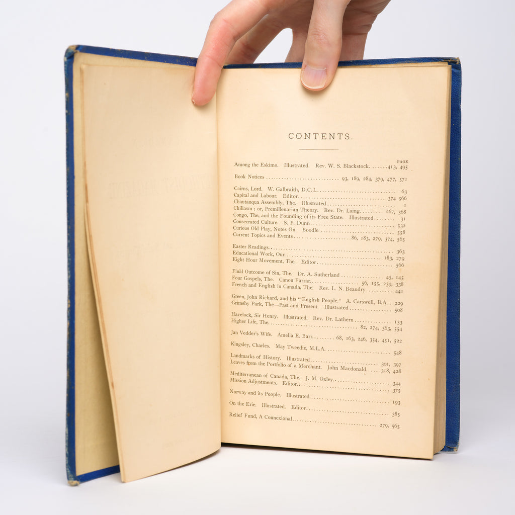 Canadian Methodist Magazine Vol. XXIII - January to June 1886