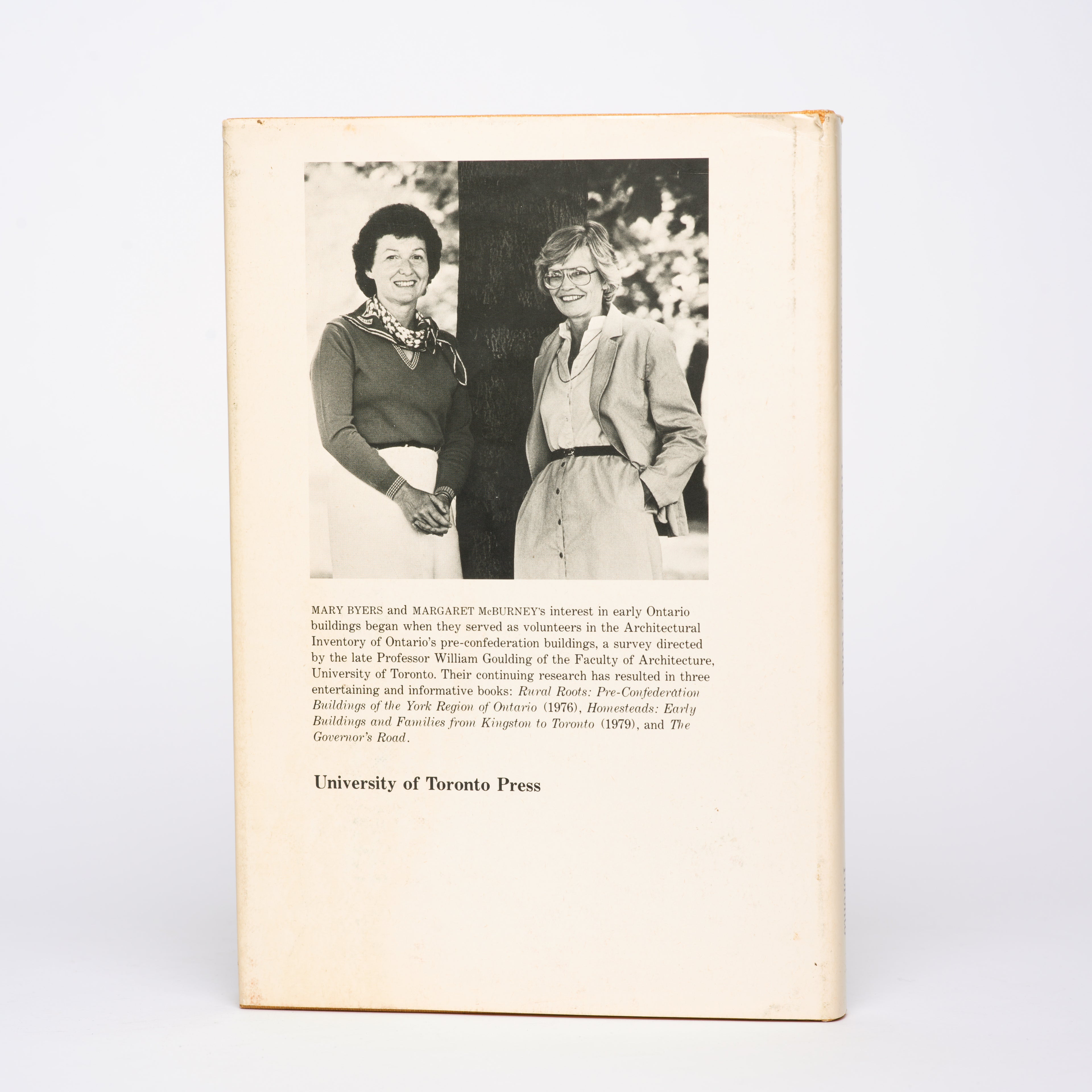 The Governor's Road: Early Buildings and Families from Mississauga to London - Byers, Mary; McBurney, Margaret