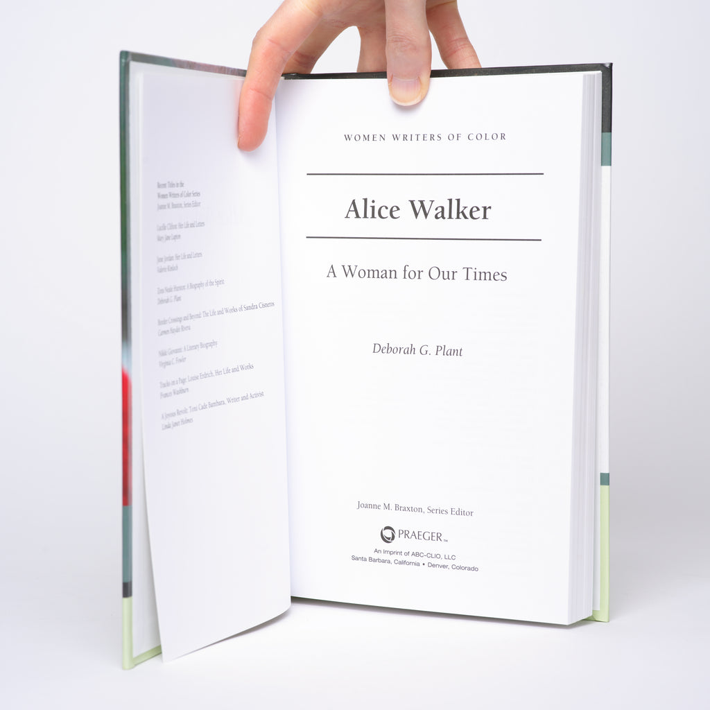 Alice Walker: A Woman for Our Times (Women Writers of Color) - Plant, Deborah G.