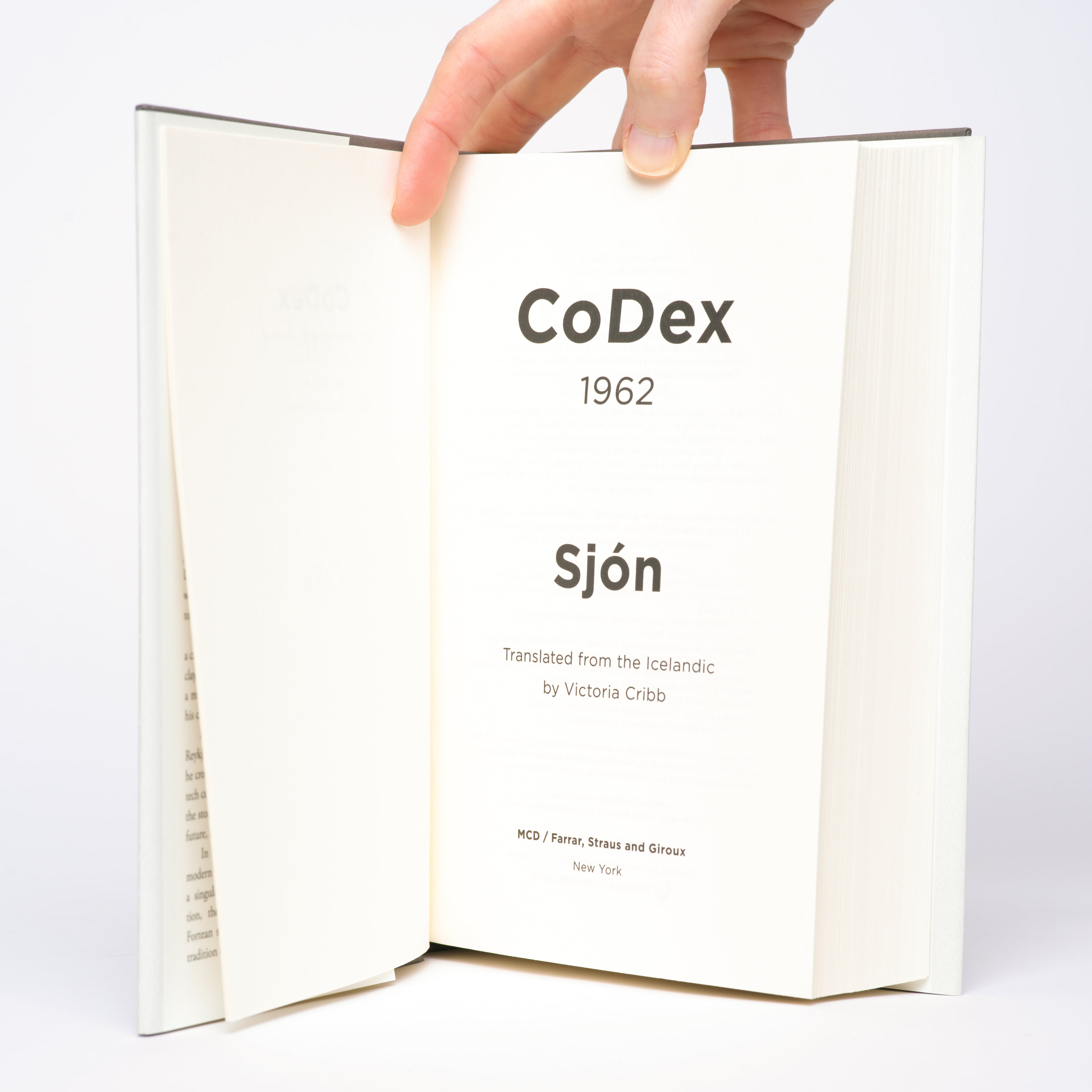 CoDex 1962: A Trilogy - Sjón; Cribb, Victoria (translator)