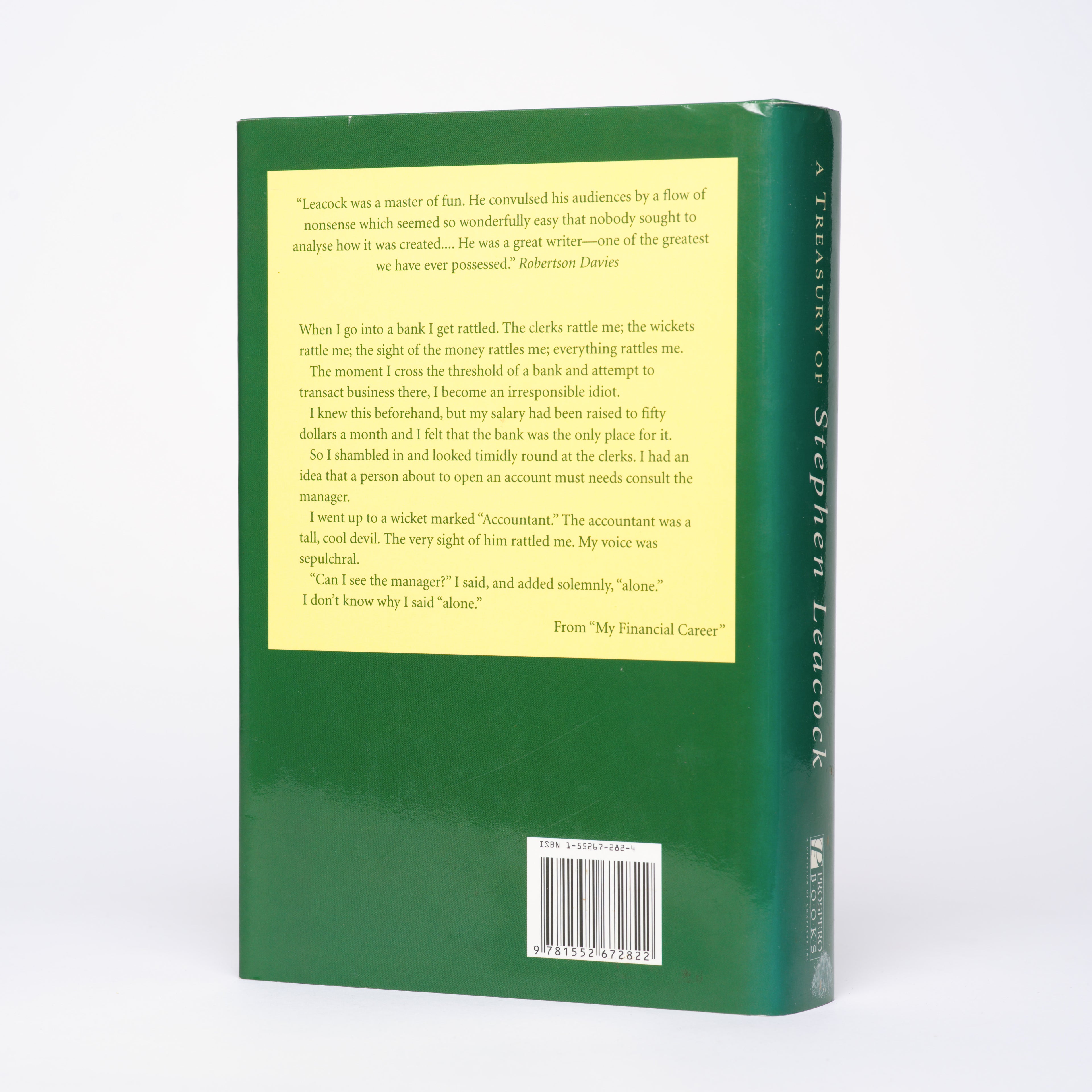A Treasury of Stephen Leacock [Literary Lapses; Sunshine Sketches of a Little Town; Winnowed Wisdom] - Leacock, Stephen