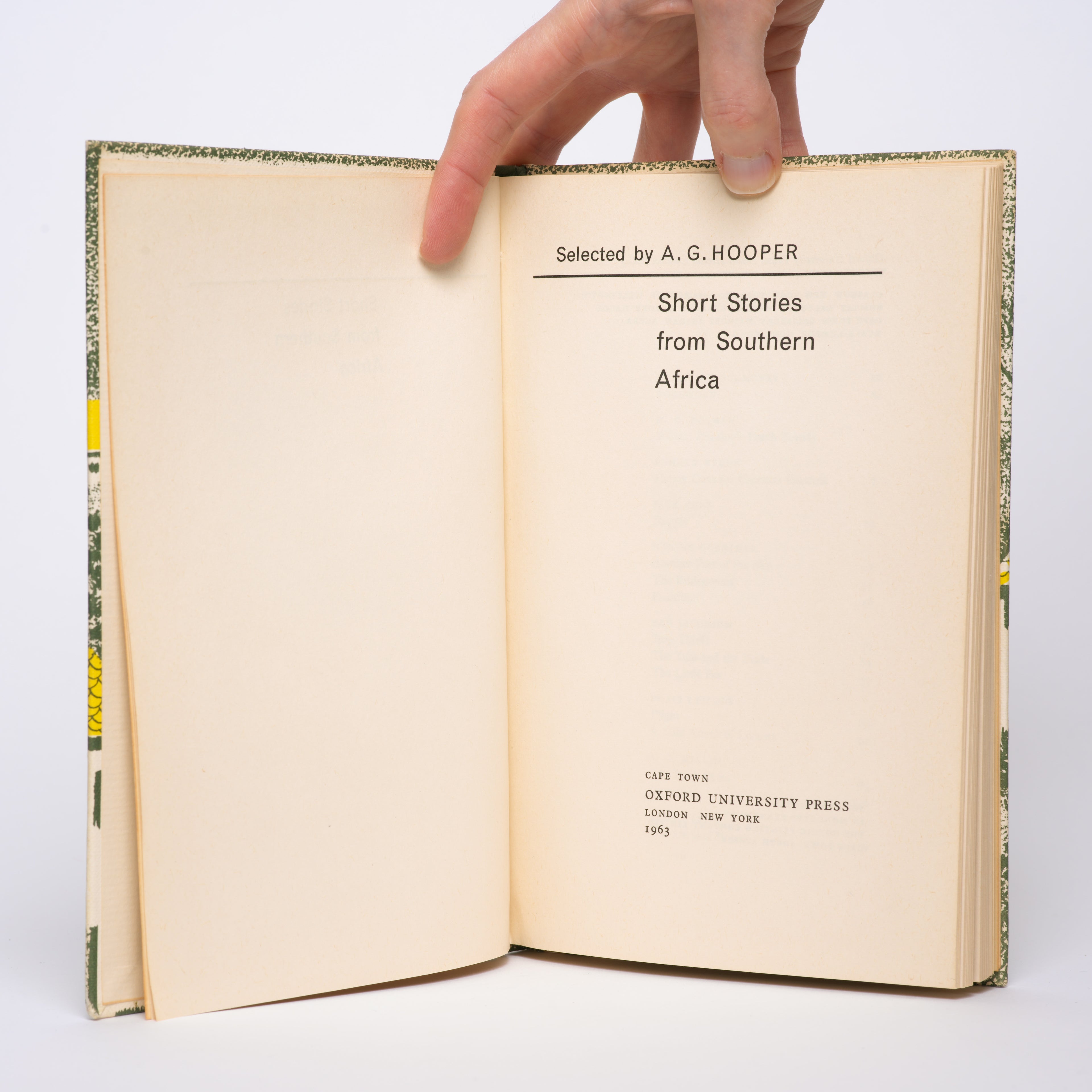 Short Stories from Southern Africa - Hooper, A.G (editor)
