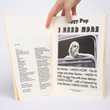 I Need More: The Stooges and Other Stories - Pop, Iggy; Wehrer, Anne; Warhol, Andy (foreword)