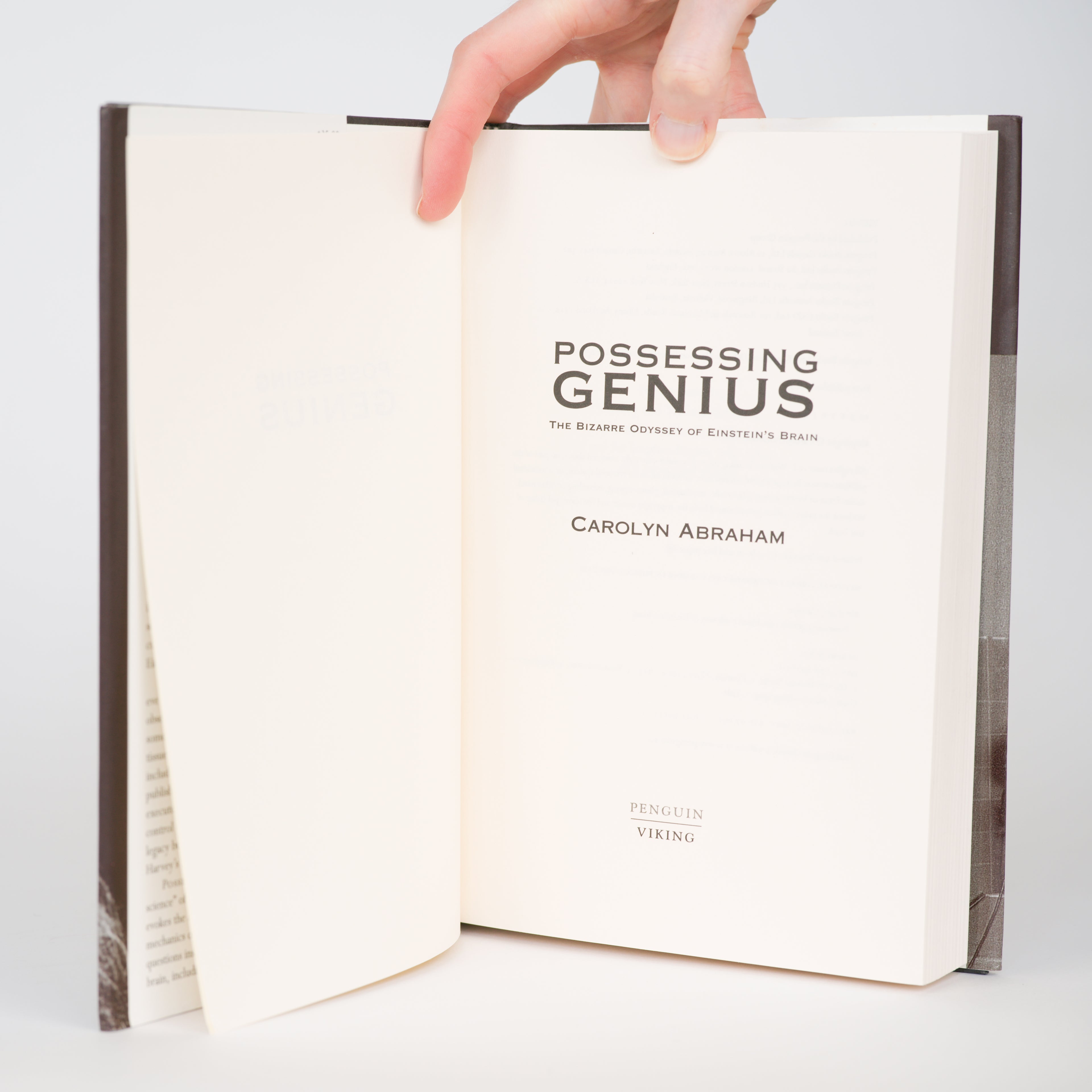 Possessing Genius: The Bizarre Odyssey of Einstein's Brain - Abraham, Carolyn