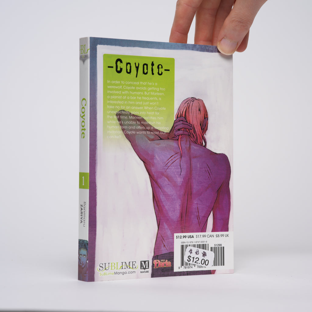 Coyote - Volume 1 (Yaoi Manga) - Zariya, Ranmaru