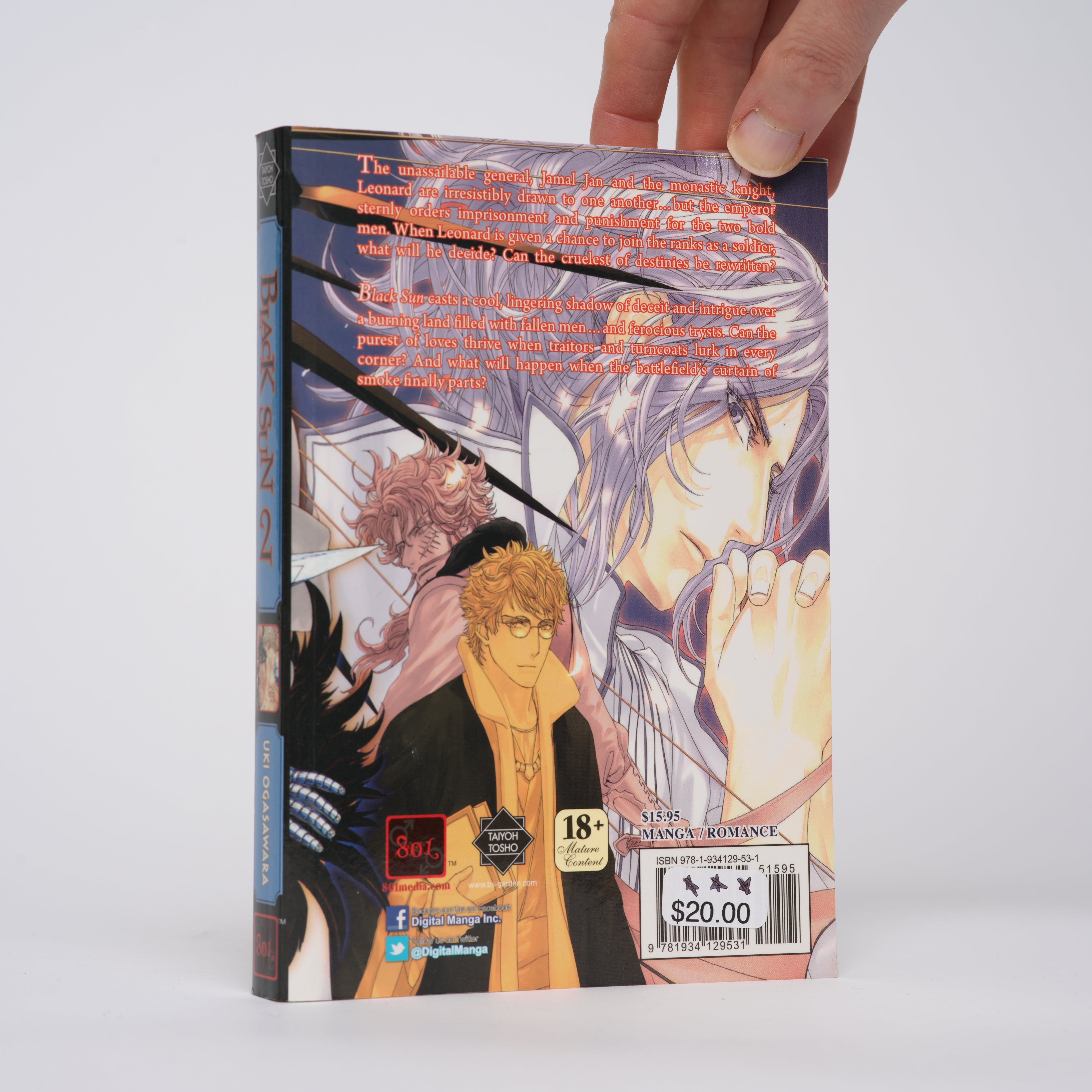 Black Sun - Volume 2 (Yaoi Manga) - Ogasawara, Uki