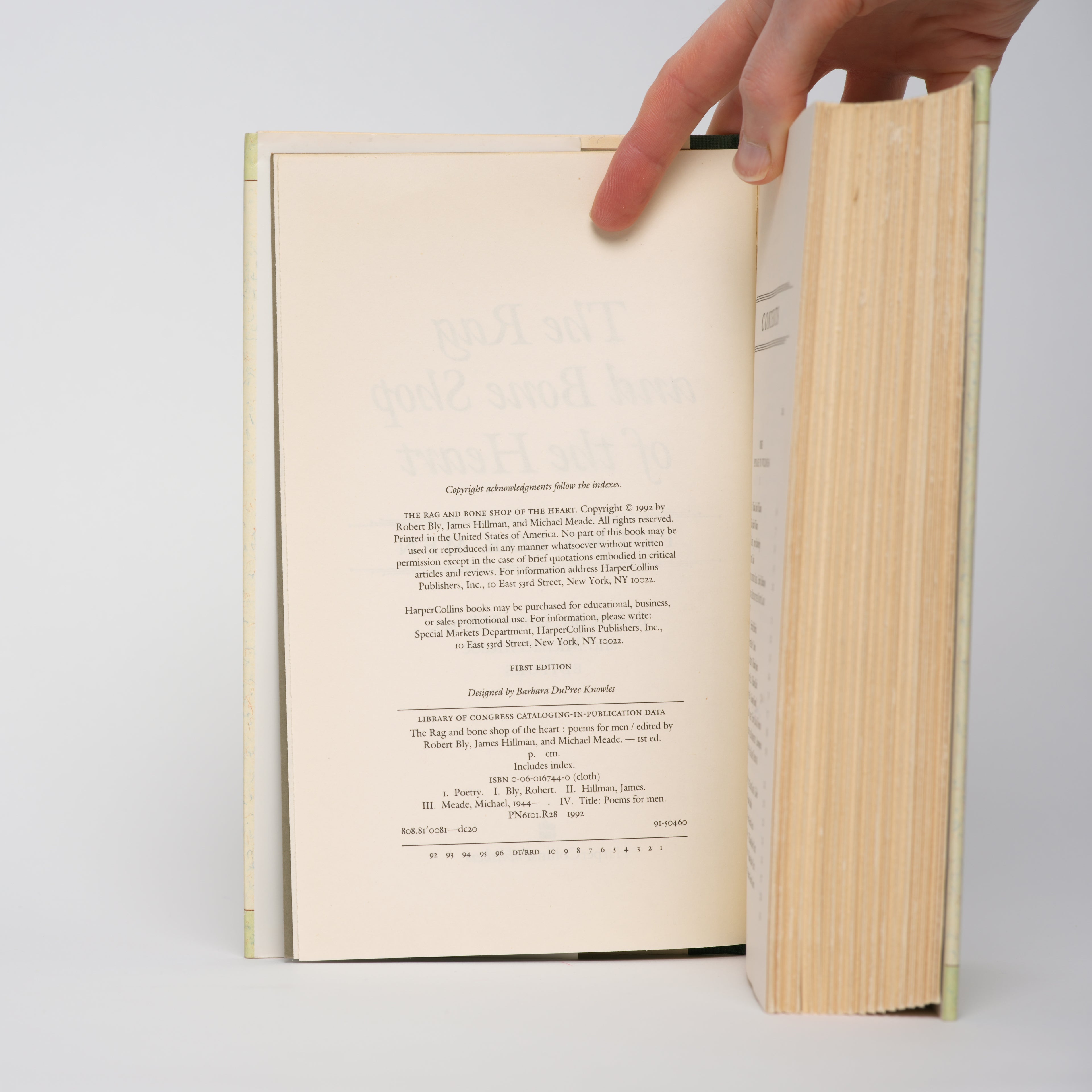 The Rag and Bone Shop of the Heart: Poems for Men - Bly, Robert (editor); Hillman, James (editor); Meade, Michael (editor)