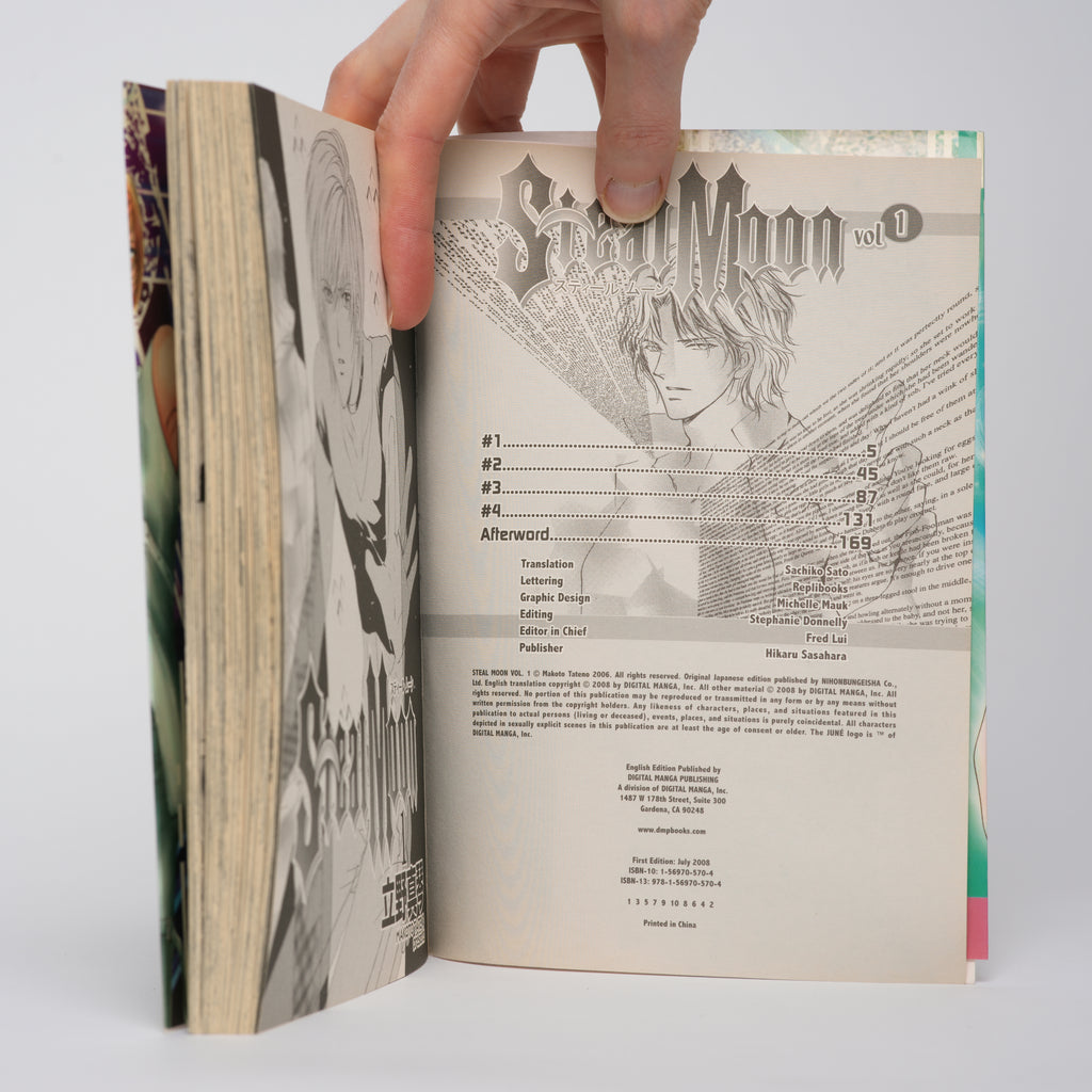 Steal Moon Volume 1 (Yaoi Manga)