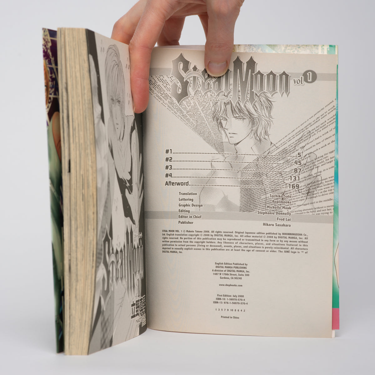 Steal Moon Volume 1 (Yaoi Manga)