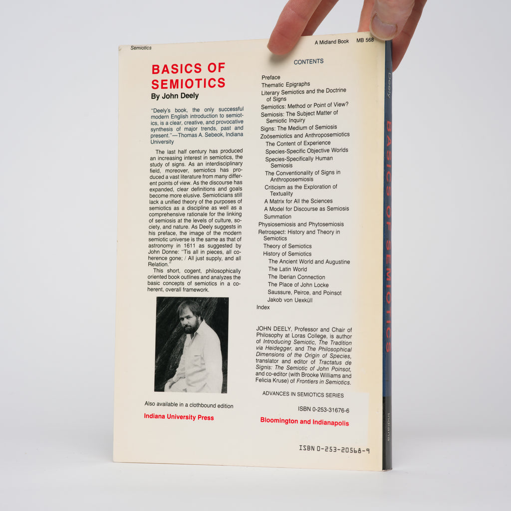 Basics of Semiotics (Advances in Semiotic) - Deely, John