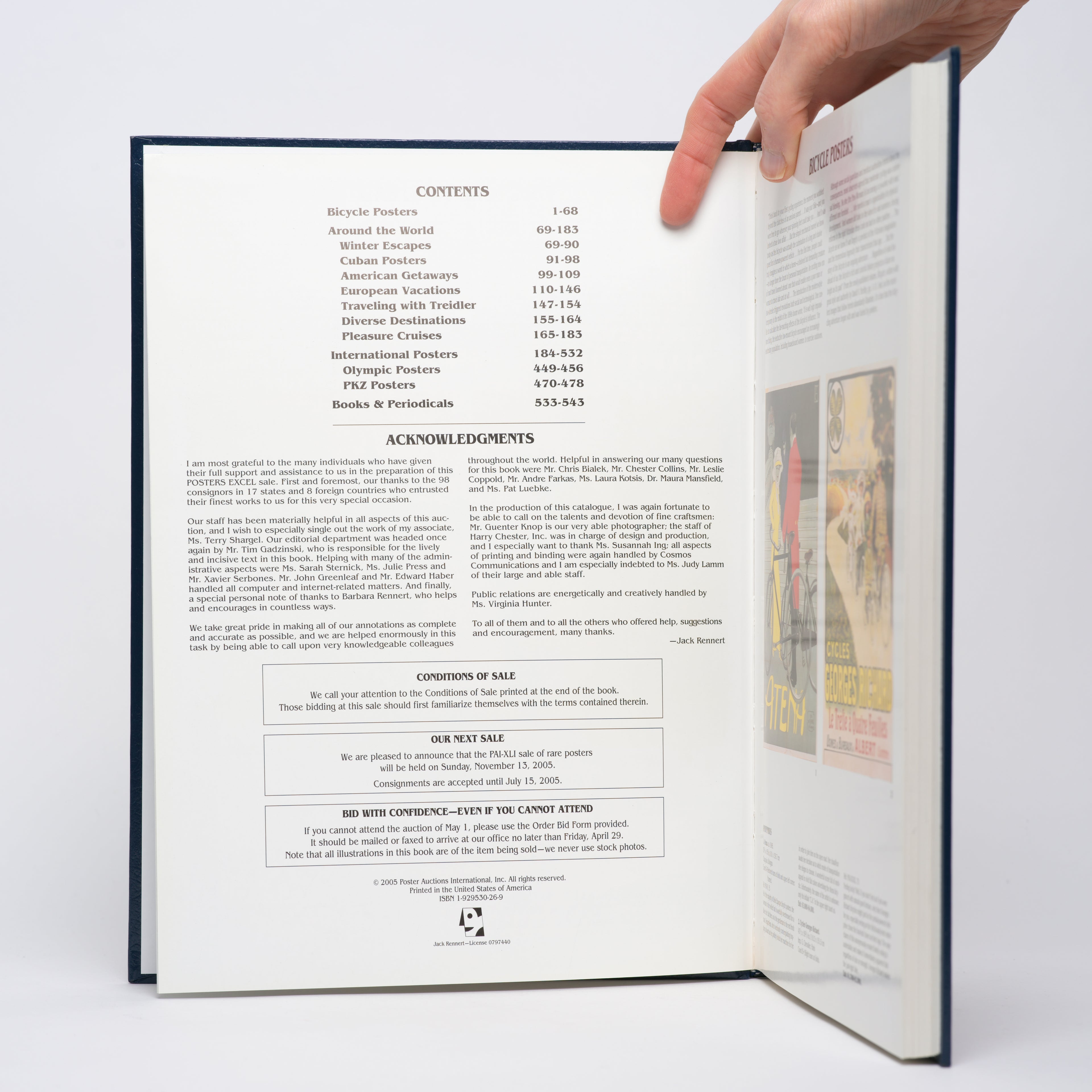Posters Excel (Rennert Poster Auction Reference Library) - Gadzinski, Tim (catalogue editor)