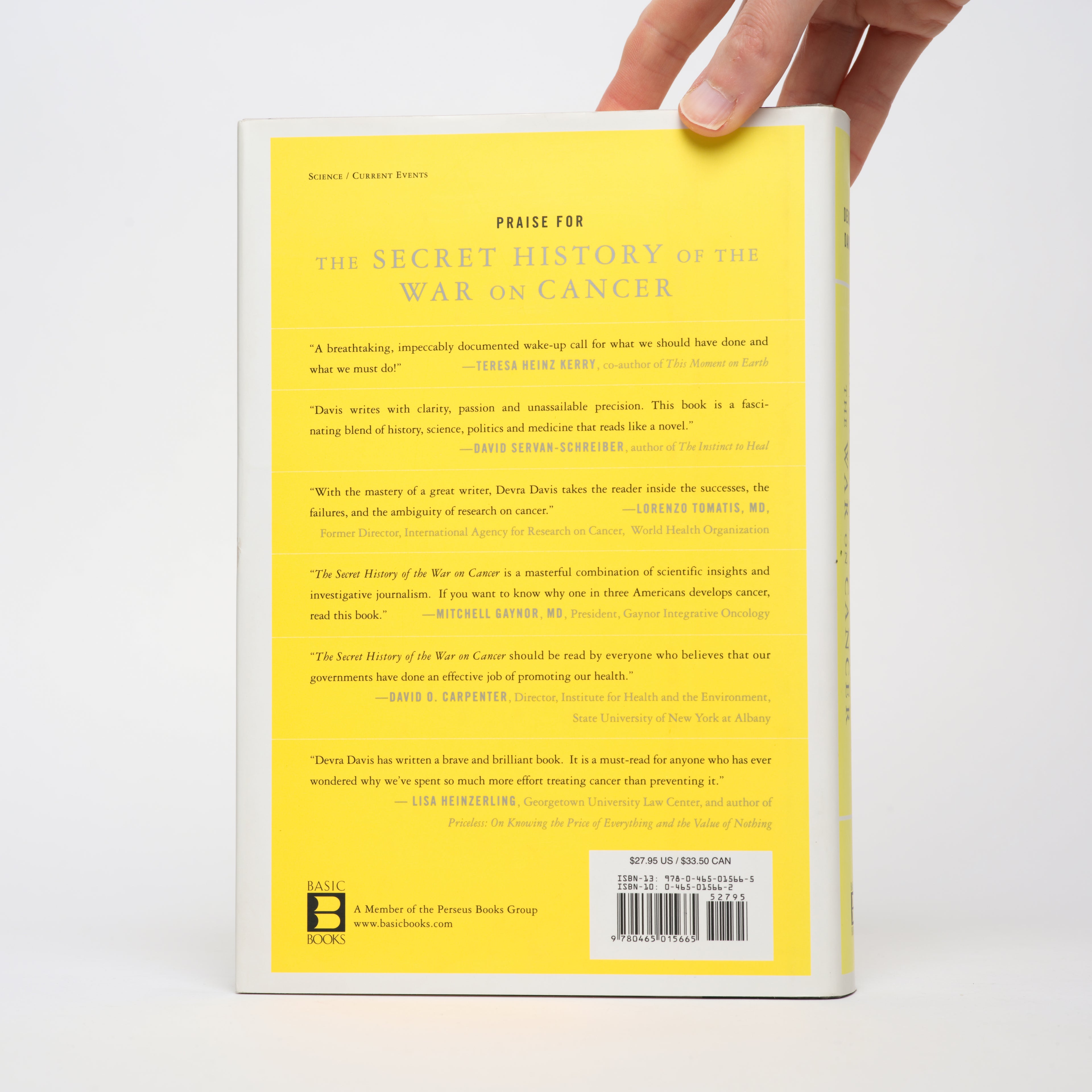 The Secret History of the War on Cancer - Davis, Devra