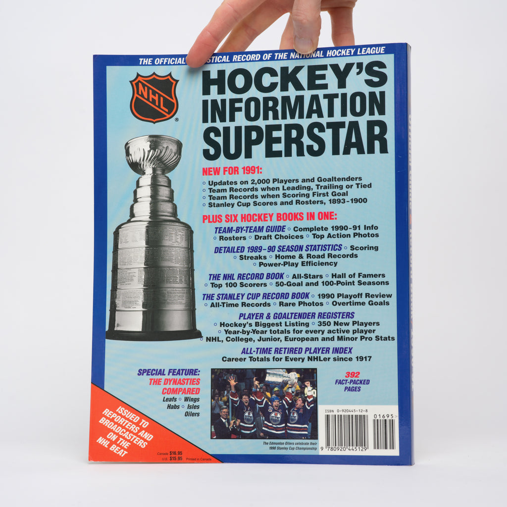 The National Hockey League (NHL) Official Guide & Record Book 1990-91 - NHL Public Relations Department