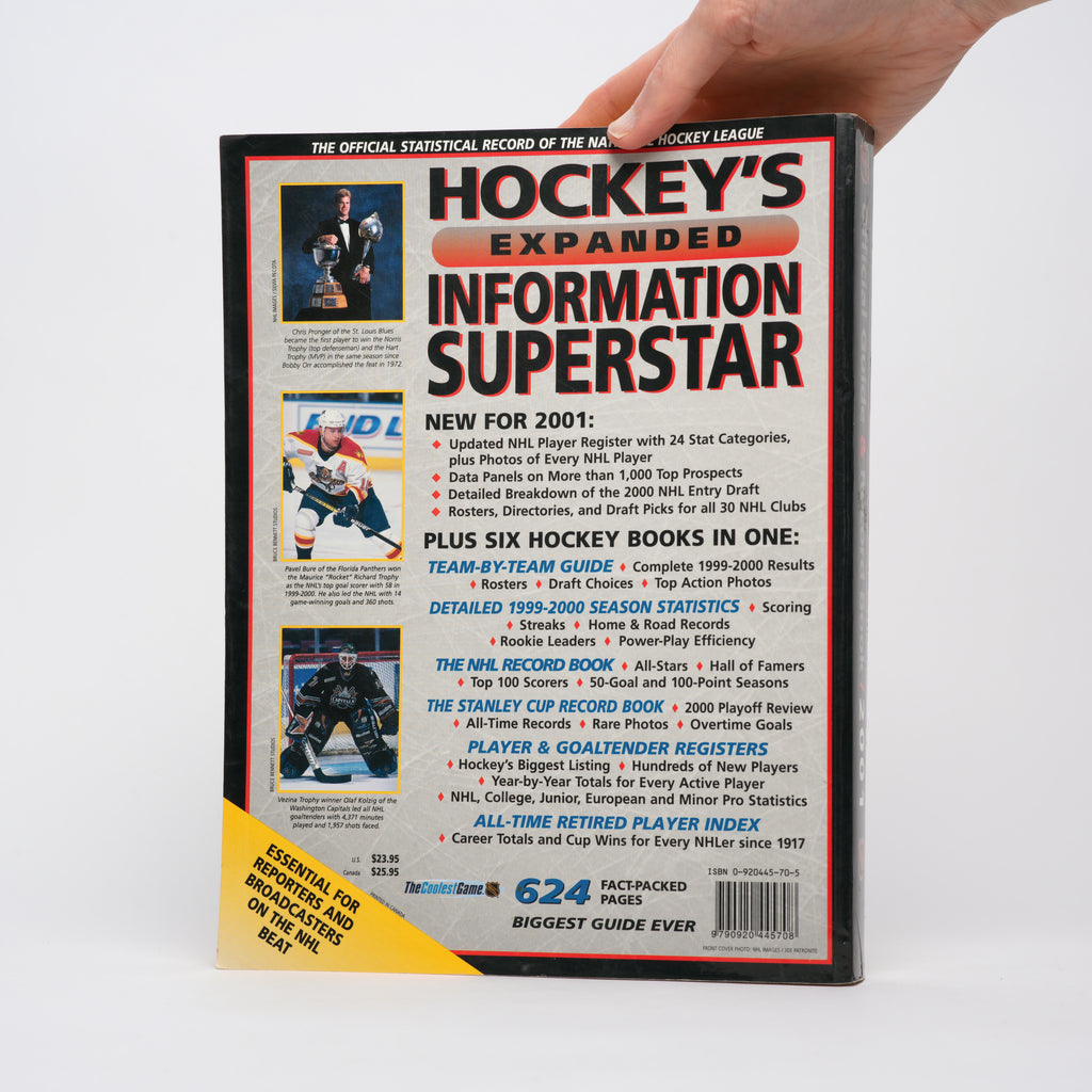 National Hockey Leage (NHL) Official Guide & Record Book 2001 - NHL Public Relations Department