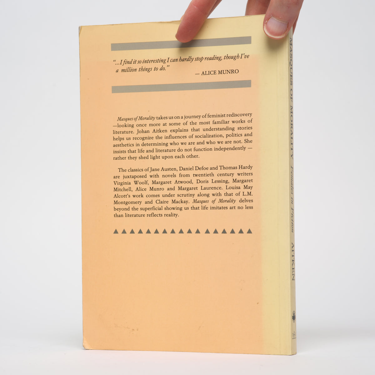 Masques of Morality: Female in Fiction (The Women's Press) - Aitken, Johan Lyall