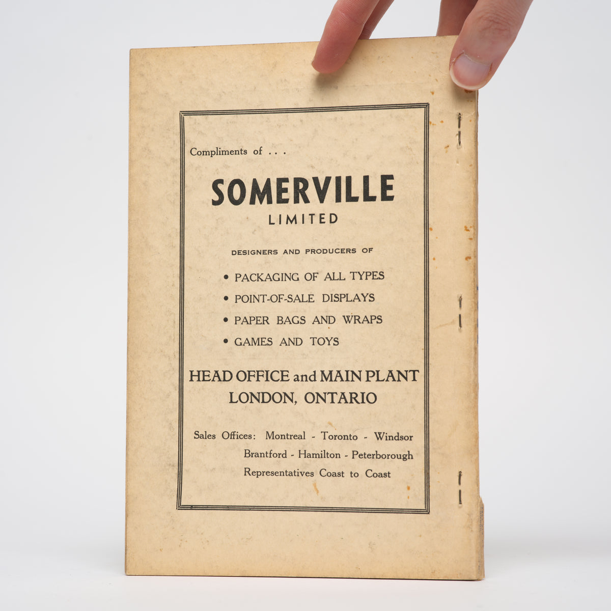 Sportsman's Guide: Spring Edition 1954 (The Crumlin Sportmen's Association)