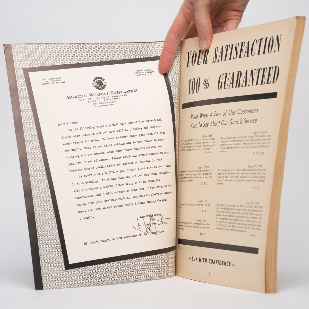 Guns Antique and Modern: First Edition 1954