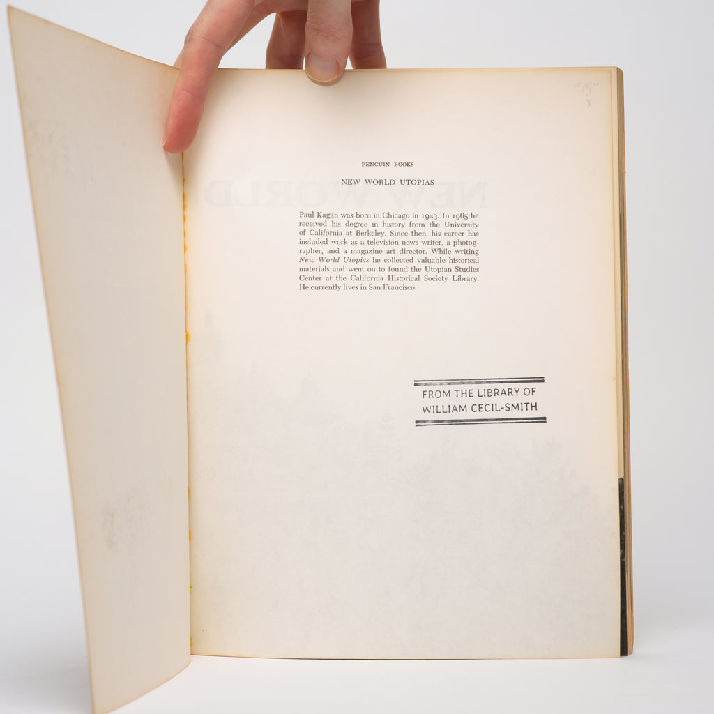 New World Utopias: A Photographic History of the Search for Community - Kagan, Paul