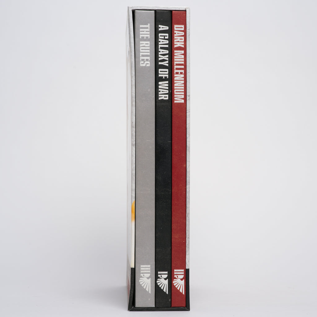Warhammer 40,000 3-Volume Set [The Rules; A Galaxy of War; Dark Millennium]