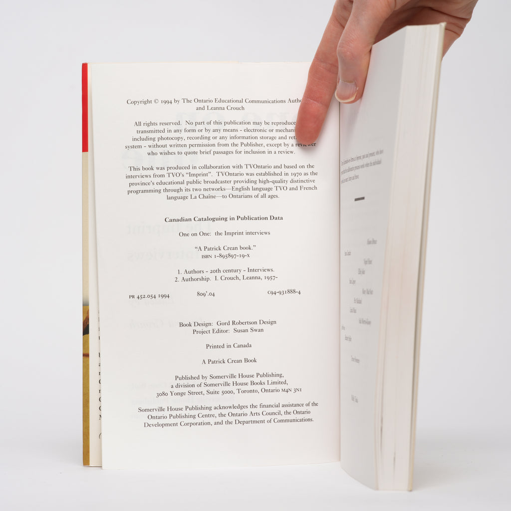 One on One: The Imprint Interviews - Crouch, Leanna (editor)