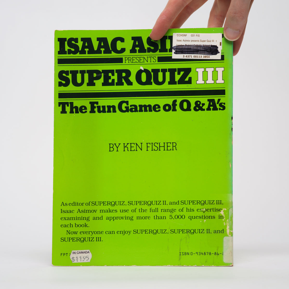 Isaac Asimov Presents Super Quiz III: The Fun Game of Q&A's