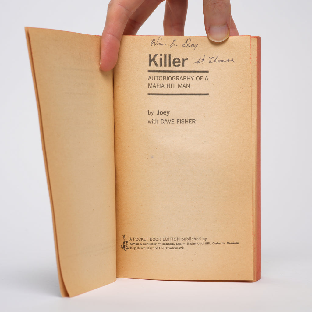Killer: Autobiography of a Mafia Hit Man - "Joey"