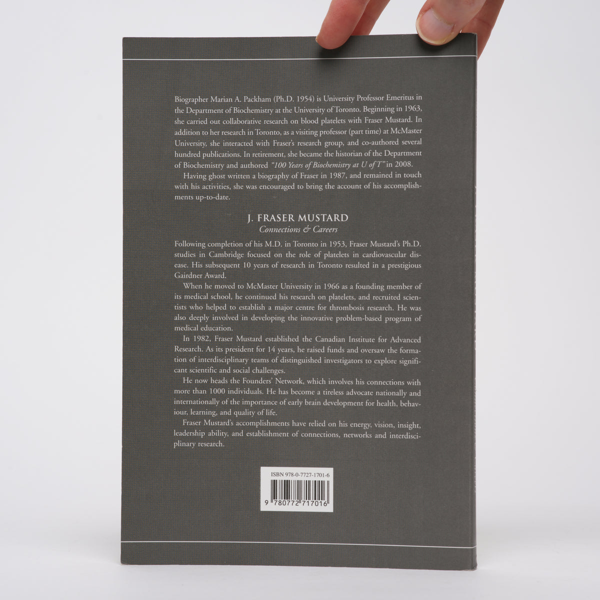 J. Fraser Mustard: Connections & Careers [SIGNED] - Packham, Marian A.