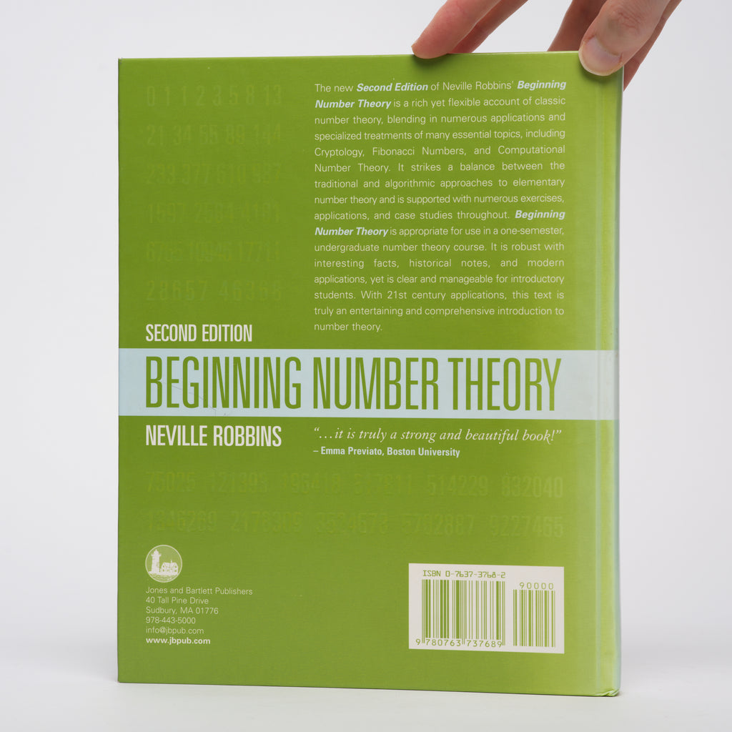Beginning Number Theory: Second Edition - Robbins, Neville