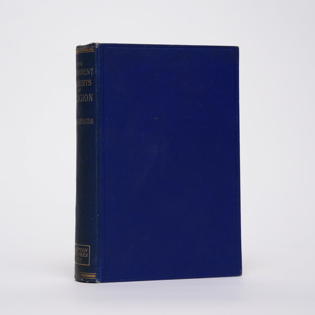 The Permanent Elements of Religion: Eight Lectures Preached Before the University of Oxford in the Year 1887 - Carpenter, Boyd