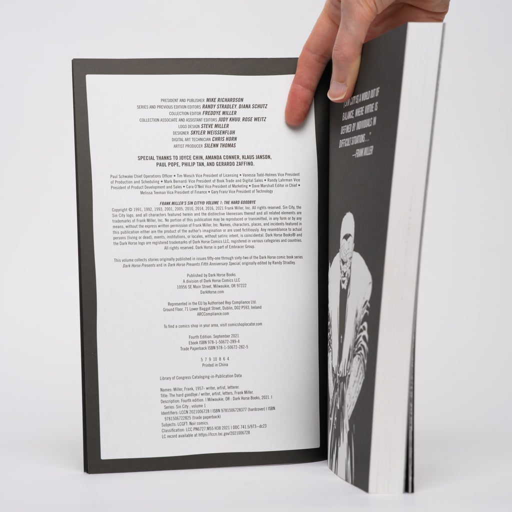 Frank Miller's Sin City Volume 1: The Hard Goodbye - Miller, Frank
