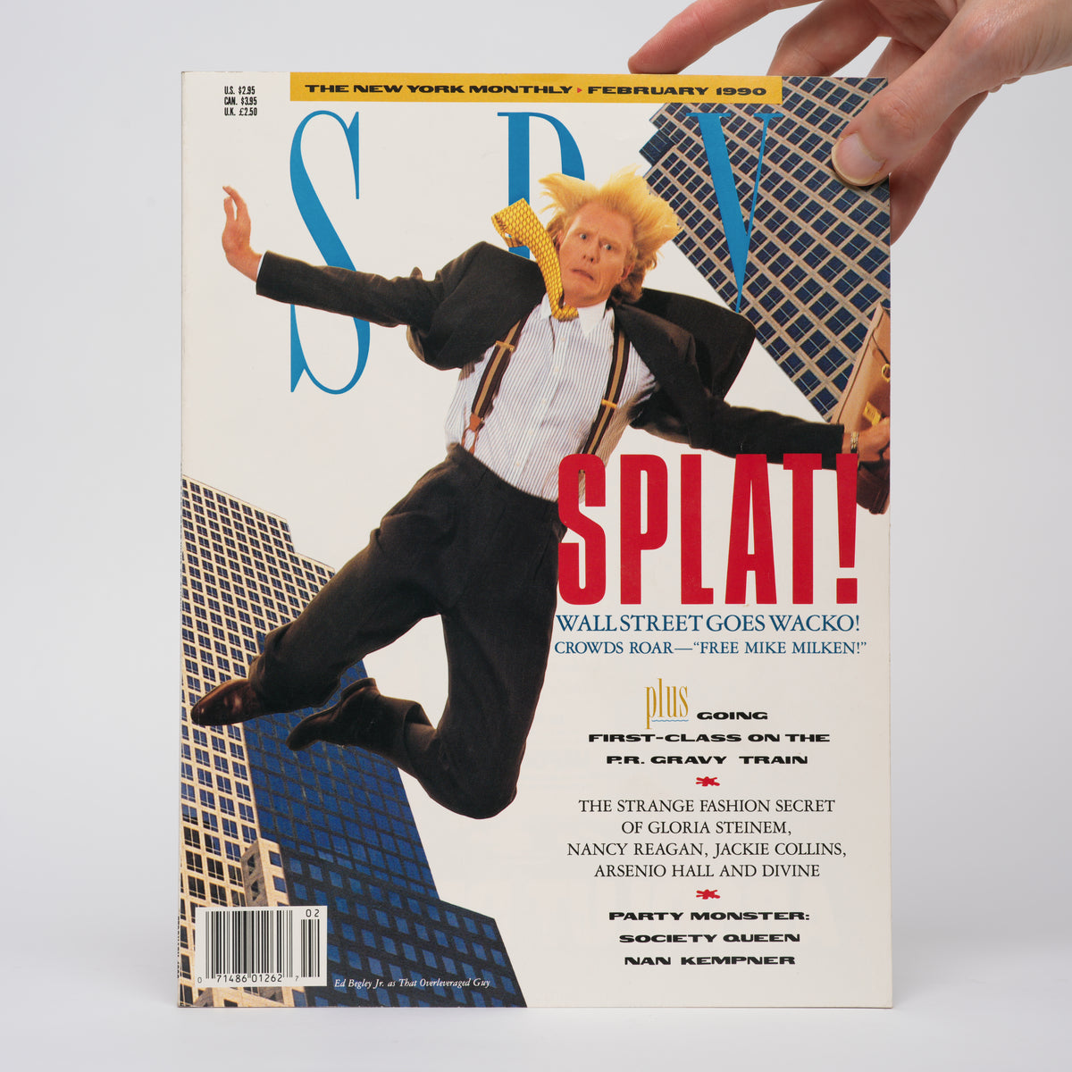 Spy Magazine - February 1990 ("SPLAT! Wall Street Goes Wacko!" Cover)