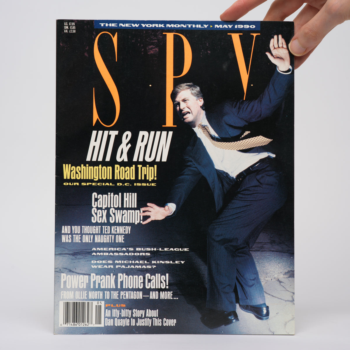 Spy Magazine - May 1990 ("Hit & Run: Washington Road Trip!" Cover)